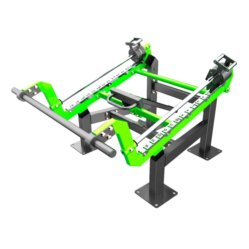 Уличный тренажер Приседание с переменной нагрузкой ZAVODSPORTA F-2804