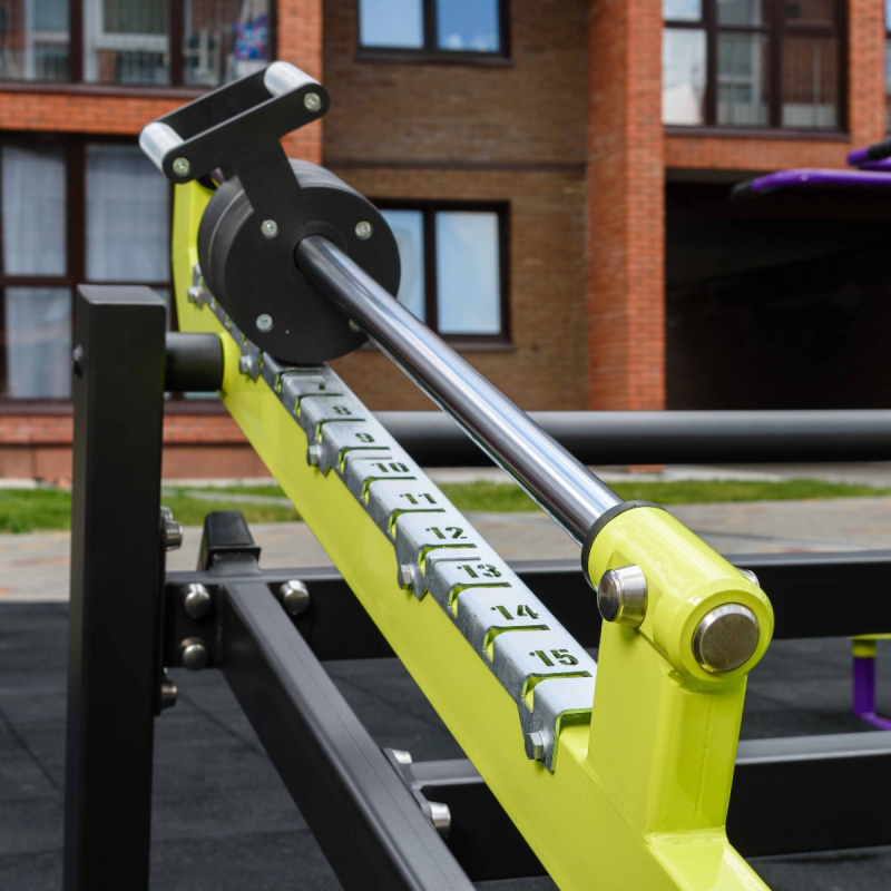 Уличный тренажер Становая тяга с переменной нагрузкой ZAVODSPORTA F-2813