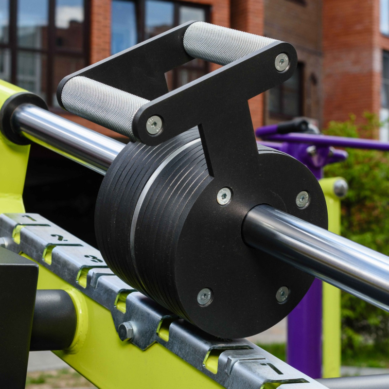 Уличный тренажер Приседание с переменной нагрузкой ZAVODSPORTA F-2804