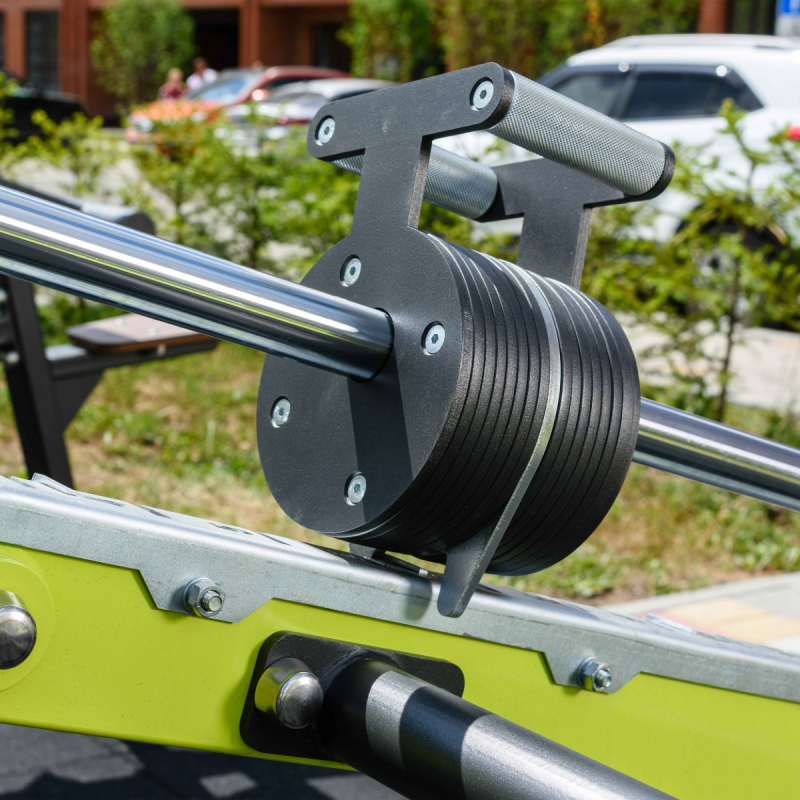 Уличный тренажер Становая тяга с переменной нагрузкой ZAVODSPORTA F-2813