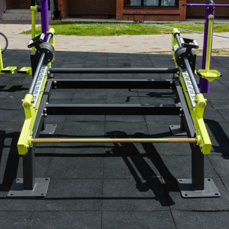 Уличный тренажер Становая тяга с переменной нагрузкой ZAVODSPORTA F-2813