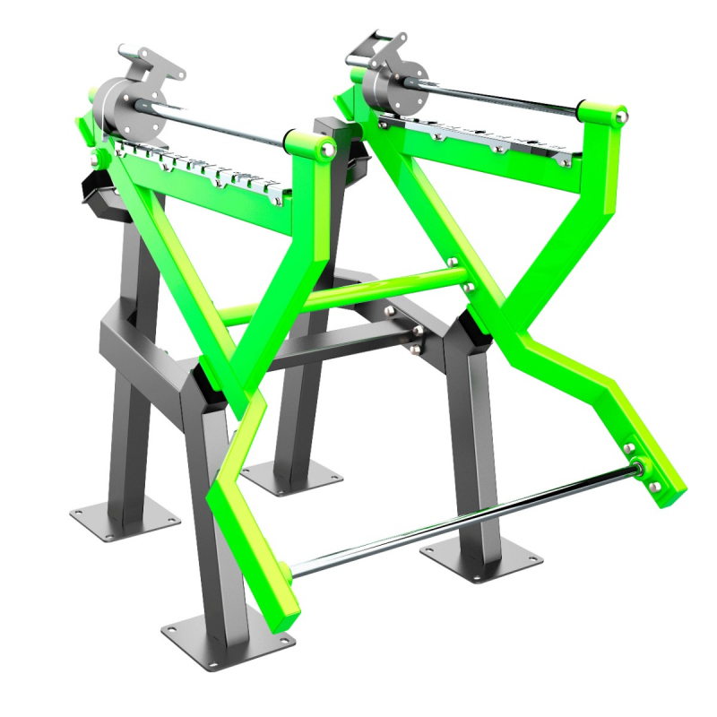 Уличный тренажер Мультиштанга с переменной нагрузкой ZAVODSPORTA F-2816
