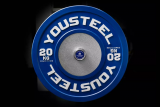 Диск соревновательный 20кг, синий YOUSTEEL