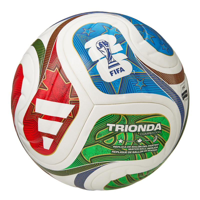 Мяч футб. ADIDAS WC26 Trionda Competition JD8031, размер 5, FIFA Quality Pro, 4пан, ПУ, термосш, мультикол