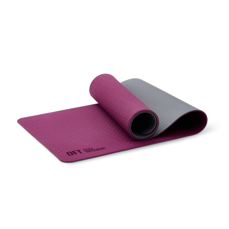 Коврик для йоги 6 мм TPE MIDNIGHT Original FitTools FT-YGM6-TPE-16