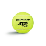 Мяч теннисный Dunlop ATP Official Tour Premium 4B, 601599, уп.4шт, одобр. ITF, нат.резина, фетр