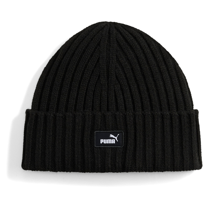 Шапка PUMA ESS Fisherman Beanie, 02640101, акрил, полиамид, полиэстер, черный