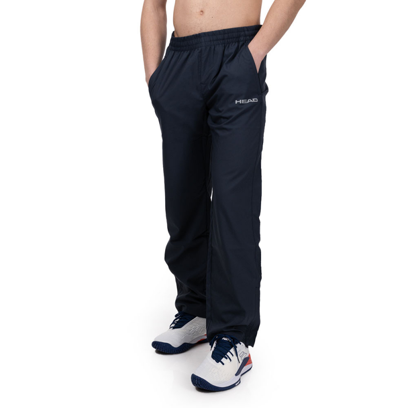 Брюки тренир. муж. HEAD Club Pants M 811329-NV-L, размер L, 100% полиэстер, темно-синий