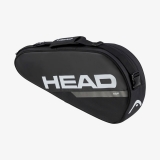 Сумка-чехол HEAD TOUR Racquet Bag S, 260644-BKWH, с карманом для 3 тен.ракеток, черно-белый