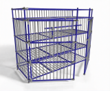 Универсальный шкаф для бассейна Дельта-фитнес 1900x700x1450 мм