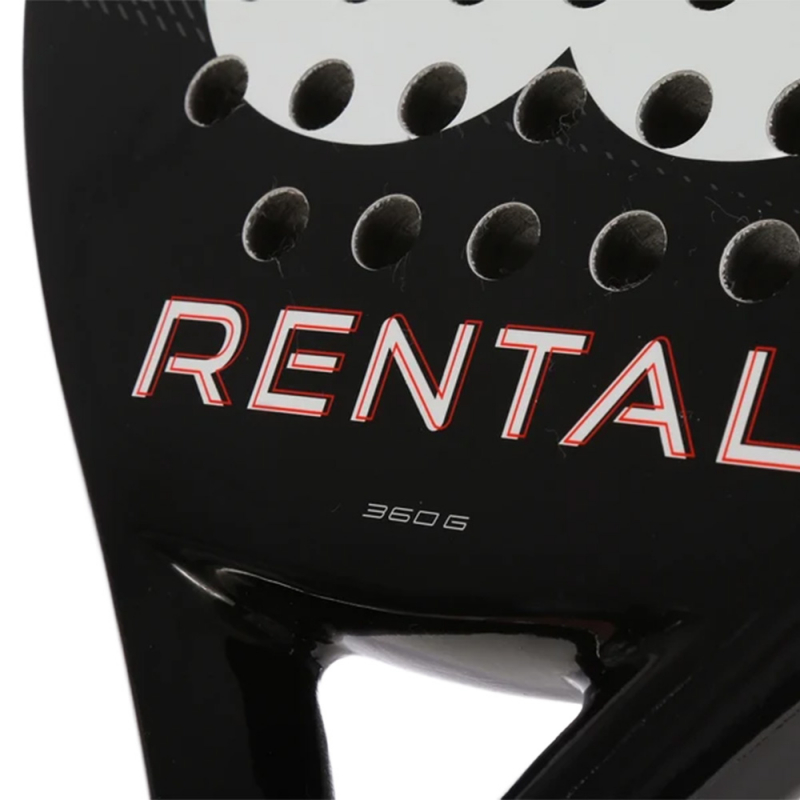 Ракетка для падела WILSON Rental Padel Racket V1 BKWH, WR203211U2, стекловолокно, черный
