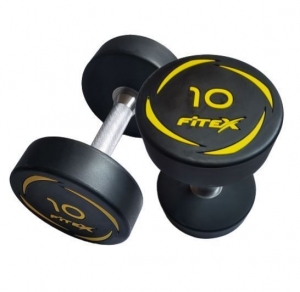 Комплект полиуретановых гантелей 40-50кг (5 пар) FTX-417