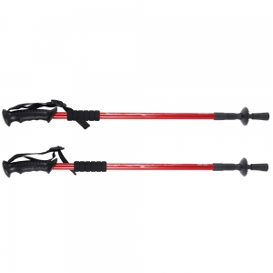 Палки д/скандинавской ходьбы Larsen Gtour, 65-135 см красный