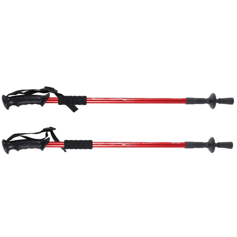 Палки д/скандинавской ходьбы Larsen Gtour, 65-135 см красный