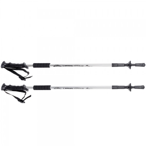 Палки д/скандинавской ходьбы Larsen Gtour, 65-135 см серебро