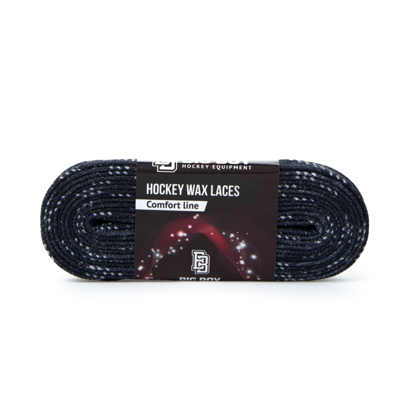 Шнурки для коньков BIG BOY Comfort Line с пропиткой, BB-LACES-CL-305NV, полиэстер, 305см, темно-синий