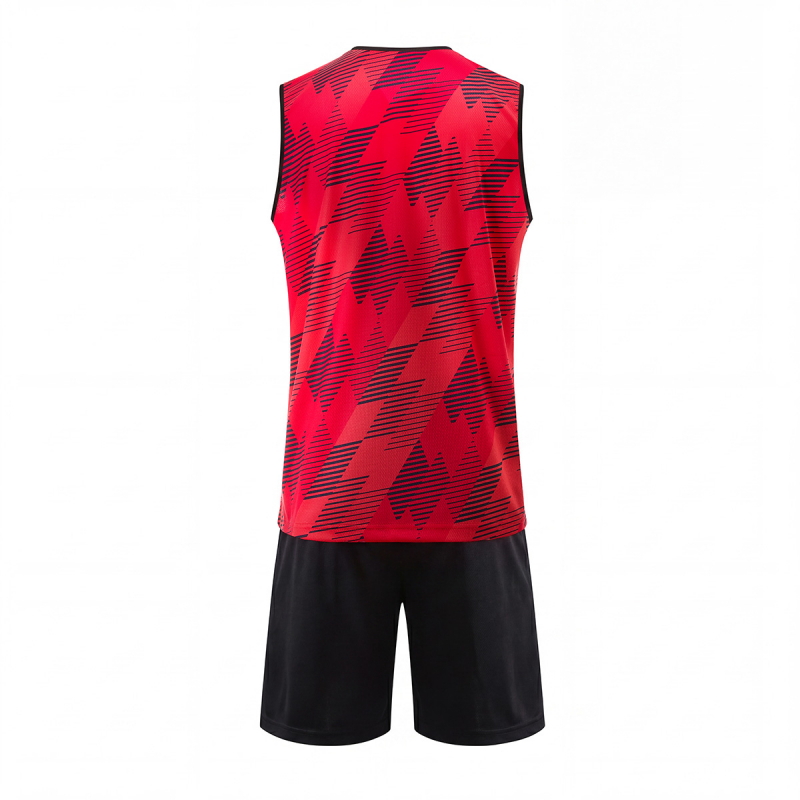 Форма баскетб. игровая TORRES Pro, B-1033-04-2XL, размер 2XL, 100% полиэстер, красно-черный