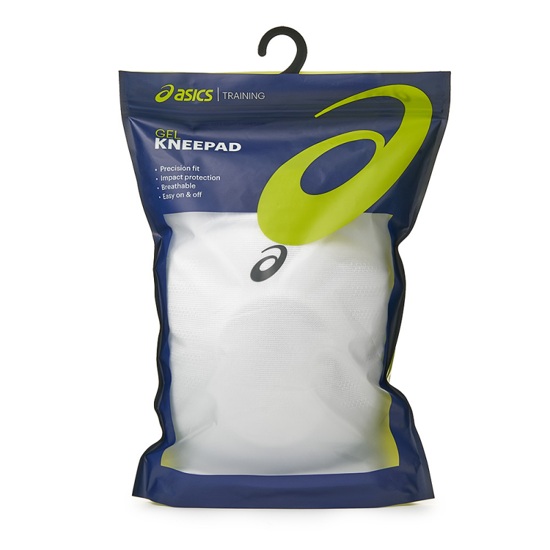 Наколенники ASICS Gel Kneepad 3053A181-100-L, размер L, вискоза, полиэстер, резина, белые