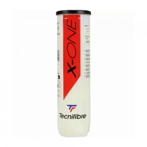 Мяч теннисный Tecnifibre X-One ATP 4B, 60XONE364, уп.4шт, одобр. ITF, войлок, нат.резина, желтый