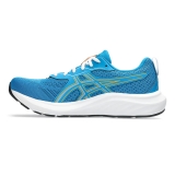 Кроссовки бег. ASICS Gel-Contend 9 1011B881 408, р.12.5 (российский размер 45.5), кожзам, текстиль, резина, синий