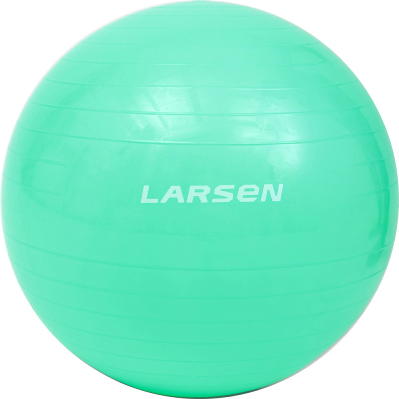 Мяч гимнастический с насосом Larsen HG-1 бирюзовый 55 см