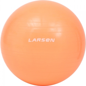 Мяч гимнастический с насосом Larsen HG-2 персиковый 65 см