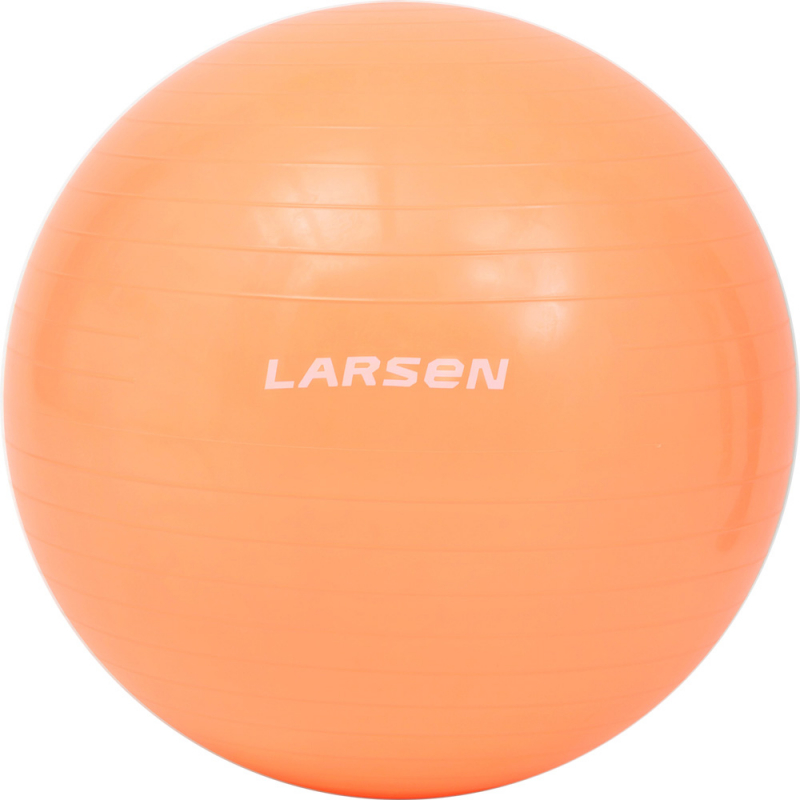Мяч гимнастический с насосом Larsen HG-2 персиковый 65 см