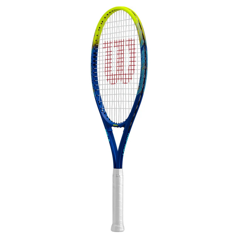 Ракетка б/т Wilson Impact Gr3, WR198910U3, для люб., алюминий, со струнами, сине-салатовый