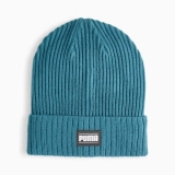 Шапка PUMA Ribbed Classic Cuff Beanie, 02403811, бирюзовый