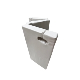 Мат с прорезями для шведской стенки (мягкий щит) Romana 1500*1000*100, в 3 сложения (серый)