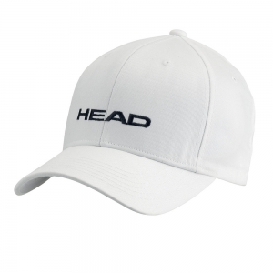 Бейсболка спорт. HEAD Promotion Cap, 287299-WH, полиэстер, хлопок. белый