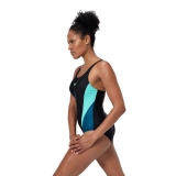 Купальник SPEEDO Colourblock 2.0 Muscleback, 8-00424816243, размер 38, российский размер 50, полиамид, эластан, полиэстер