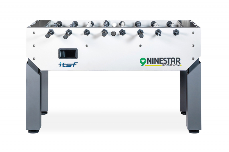 Игровой стол - футбол "NineStar Iron Pro ITSF Grey" (144х75.5х90)