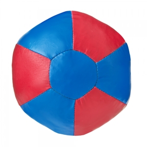 Медбол 3C145-K64, 3кг, иск.кожа, наполнитель резиновая крошка, диам. 21 см, маш сшивка, сине-красный