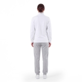 Костюм спортивный MIKASA MT537/530-022-3XL, размер 3XL, 70% хлопок, 30% полиэстер, бело-серый