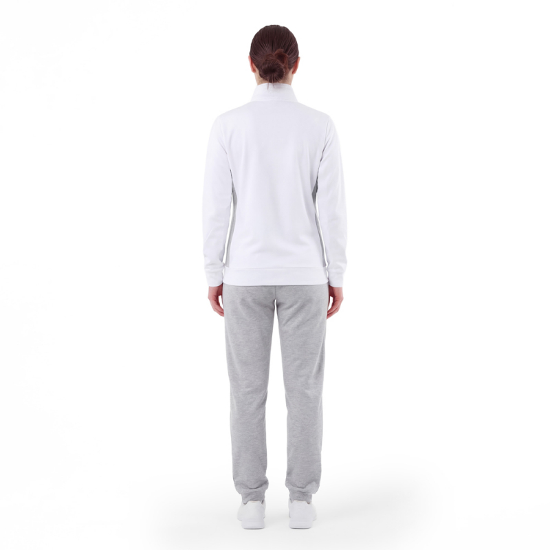 Костюм спортивный MIKASA MT537/530-022-3XL, размер 3XL, 70% хлопок, 30% полиэстер, бело-серый