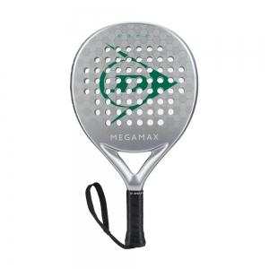 Ракетка для падела Dunlop Megamax Silver, 10370741, для начинающих, графит, серебристый