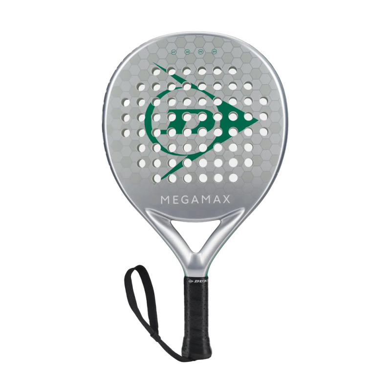 Ракетка для падела Dunlop Megamax Silver, 10370741, для начинающих, графит, серебристый
