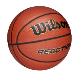 Мяч баск. WILSON Reaction PRO, WZ2026601XB06, размер 6, композит, бутил. камера, темно-коричневый