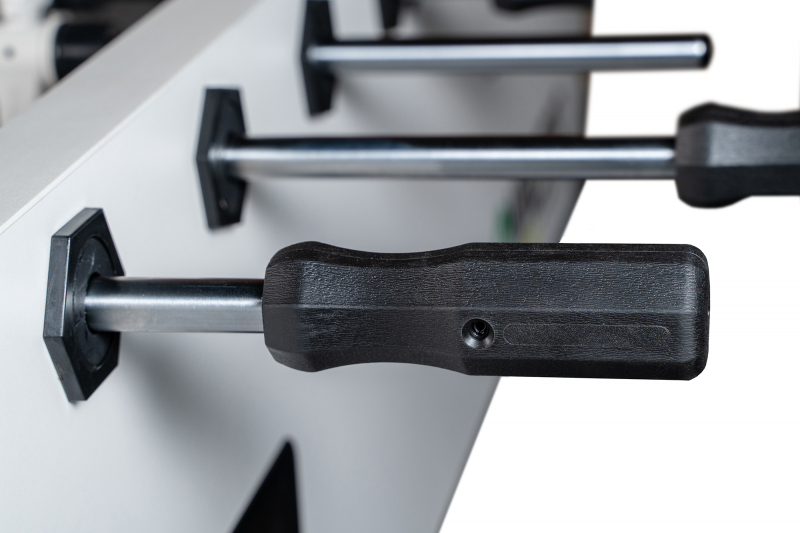 Игровой стол - футбол "NineStar Iron Pro ITSF Grey" (144х75.5х90)