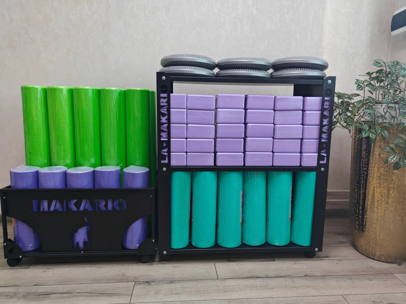 Подставка для пилатес роликов MAKARIO