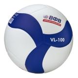 Мяч вол. ВОЛАР VL-100, размер 5, оф.мяч ВФВ, синт.кожа (микрофибра), 18 панелей, клееный, бело-син