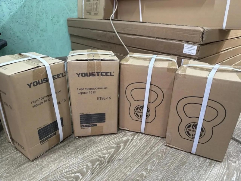 Гиря тренировочная 16 кг, чугун Yousteel