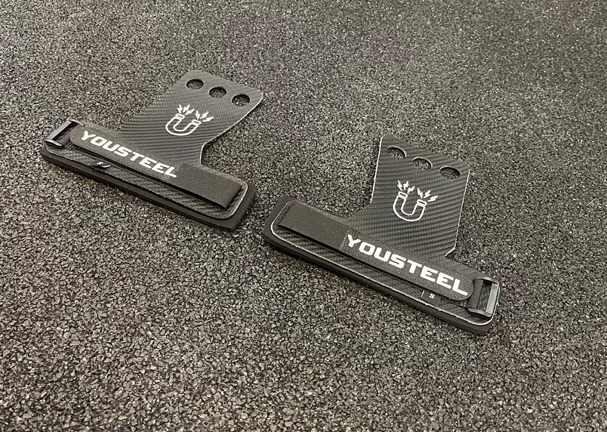 Накладки чёрные, три отверстия, S YOUSTEEL