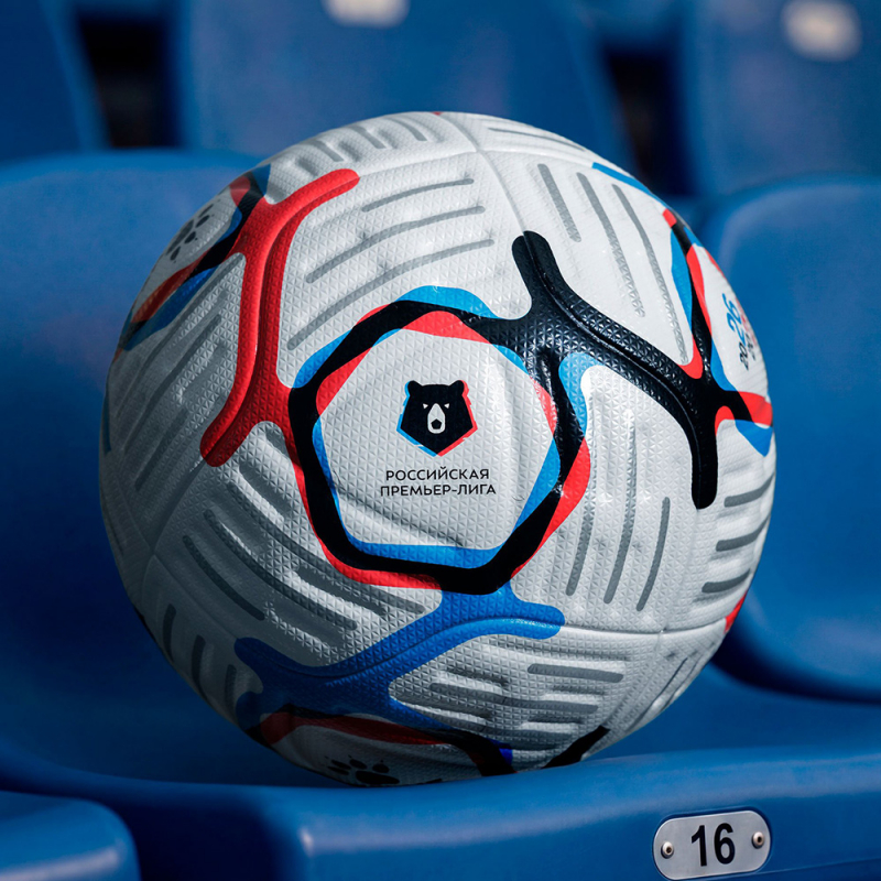 Мяч футб. KELME Russian Premier League, 7601QU5216-100, размер 5, FIFA Pro, 10п, ПУ, термосш, бел-син-кр