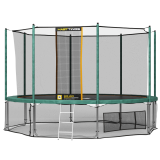 Батут с защитной сеткой Hasttings Classic Green 4.26 м Green 4,26