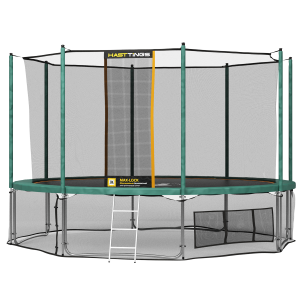 Батут с защитной сеткой Hasttings Classic Green 4.26 м Green 4,26