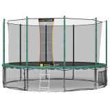 Батут с защитной сеткой Hasttings Classic Green 4.6 м Green 4,6