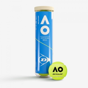 Мячи для большого тенниса Dunlop Australian Open 601602, упаковка 4 шт, ITF