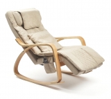 Массажное кресло-качалка Senzo Amaya Beige/Grey
